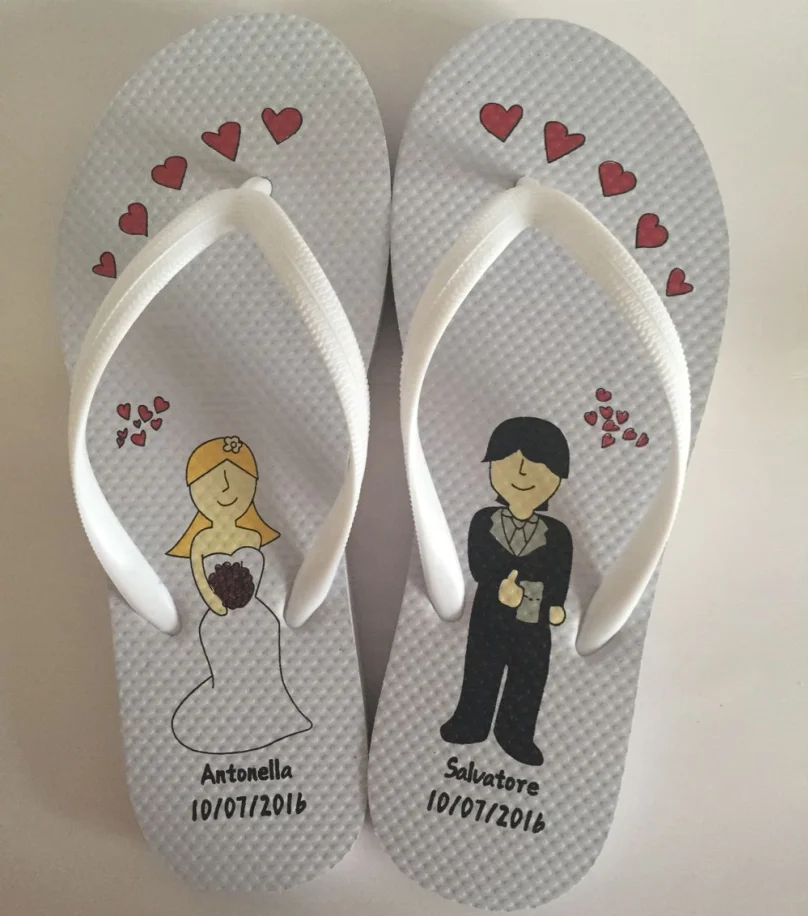 cheap wedding flip flops