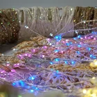 Battery Christmas Home Decoration copper wire Fireworks Starburst Led String Light