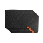 Felt Placemats Set Heat Resistant Placemat Table Cover Washable Thick Table Mat For Kitchen