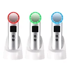 Hot Ion induction ems home use face massager ultrasonic facial beauty device