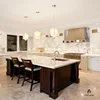 High quality corians white artificial quartz stone kitchen countertop