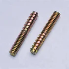 custom double threaded end stud wood screw