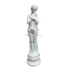 2019 New Garden White Marble Woman sculpture for sale