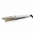 White 2 in 1 hair Straightener and Curler Ceramic Tourmaline Flat Iron Hair Flat Iron Professional