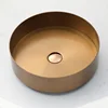 SS stainless steel bathroom sink vintage & used art deco decorative bowls Bronze bathroom basin