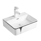 Hot new products cheap price decal bathroom sink ceramic art wash basin