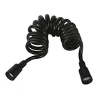 Spring Hose Toilet Bathroom Bidet Spring Water Inlet Plastic PVC Shower Sprayer Hose