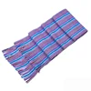 high grade men's purple 100% polyester scarf