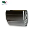 Hot-selling black PVC conveyor belt customized processing, suitable for special transportation needs