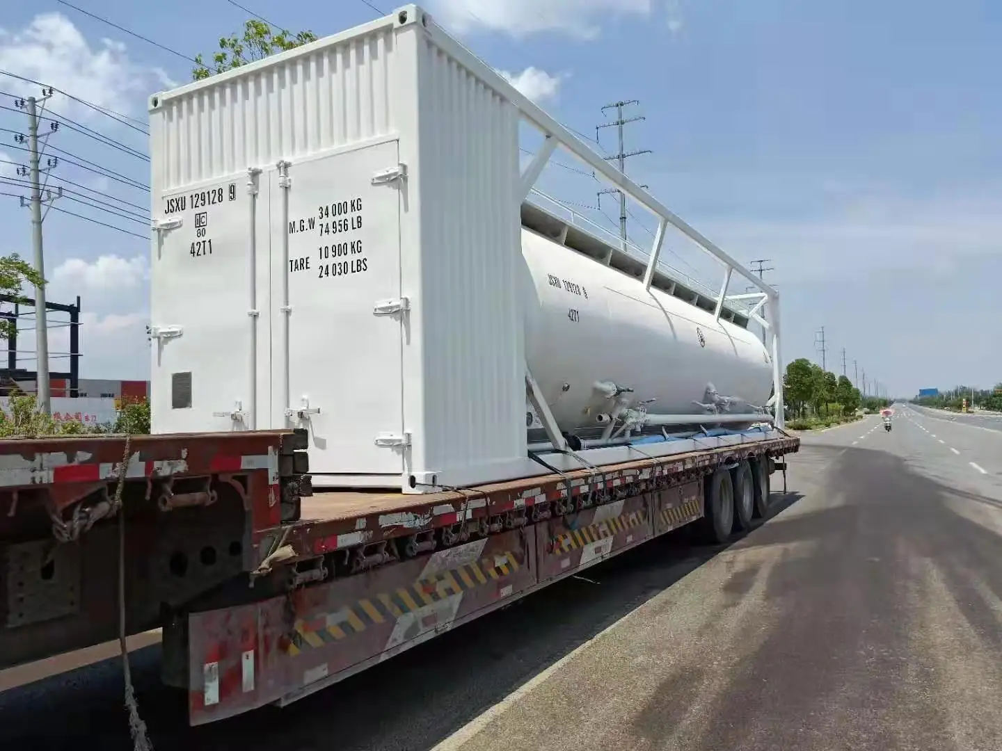 40ft Iso Bulk Cement Powder Transport Tank Container For Sale Buy