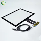 YUNLEA USB IIC RS232 Projected Android Touch Panel 15 15.6 17.3 Inch Capacitive Transparent Screen