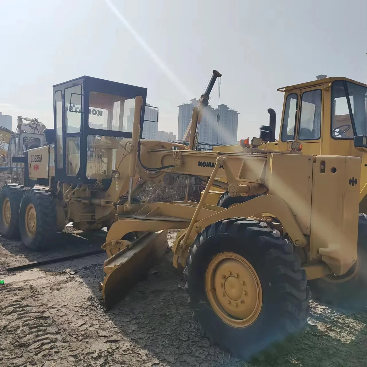 Japan Komatsu Used Original Motor Grader Gd A For Construction Works