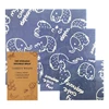 high quality water proof custom design organic cotton beeswax food packaging reusable fruit vegetable wrapping paper