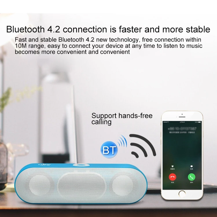Subwoofer Wireless BT Speaker Outdoor Card Car Mini Pill Double Speaker Small Sound - ANKUX.COM