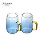 2020 China low moq 300ml high borosilicate glass shot cup for woman