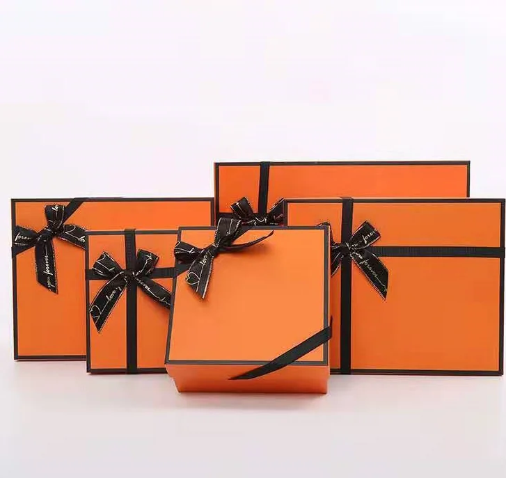 luxury design elegant printing two pieces gift box packaging