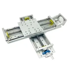 Metal LYKRS155S Aluminum Sliding Table Saws Ball Screw Linear Stage Small Engraving Machine Guide