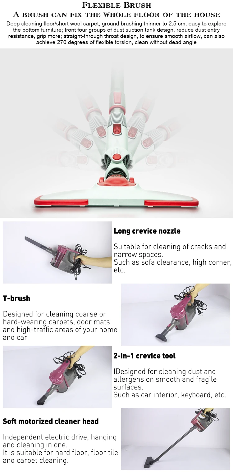 Wholesale multifunctional high quality household powerful hand-held vacuum cleaner
