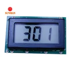 Very small lcd screen 3 digits 7 segment lcd display panel