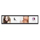 19" HD LCD Strip display screen advertising kiosk for shopping center SC190