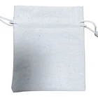 Cotton Drawstring storage Bag Fashion Eco Reusable Folding Cloth bag jewelry gem gift Pouch