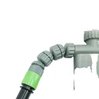 Manufacture direct sale Wall-mounted Nature latex inner tube Expandable garden hose 50ft hose holder water hook