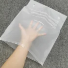 Garment Bag Wholesale Clothing Garment Clothes T Shirt Packing Zipper Lock Style Clear Zipper Plastic Packaging Bag