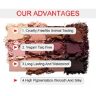 S59 Cosmetic makeup eyeshadow palette multi colored private label glitter eye shadow palette