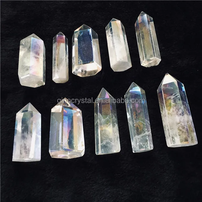 gifts   hot sale healing natural white aura clean crystal quartz