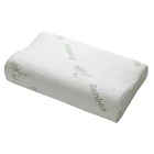 Natural fabric Custom Polyester OEM factory cotour king size bedding Hotel sleeping bamboo memory foam pillow