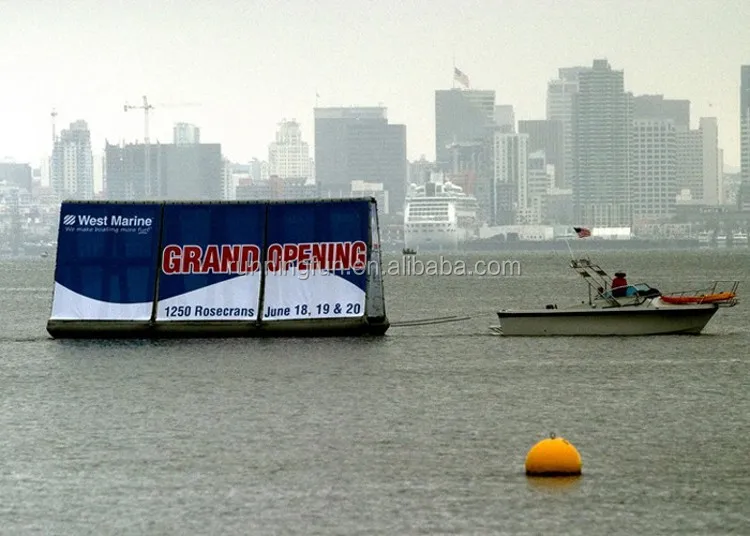 floating billboard,billboardlogo new design inflatable floating billboard for sale