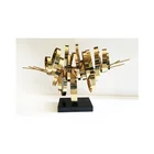 Art Crafts Abstract Art Stainless Steel Sculpture Metal Crafts Suitable For Interior Decoration