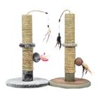 Amazon Hot Selling Grass Knit Cat Nail Trimmer Scratcher Cat Scratch Post