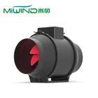 Exhaust Duct Exhaust Fan AC DC Mini 125mm Fresh Air Inline Duct Blower Fan For Kitchen Smoke Exhaust