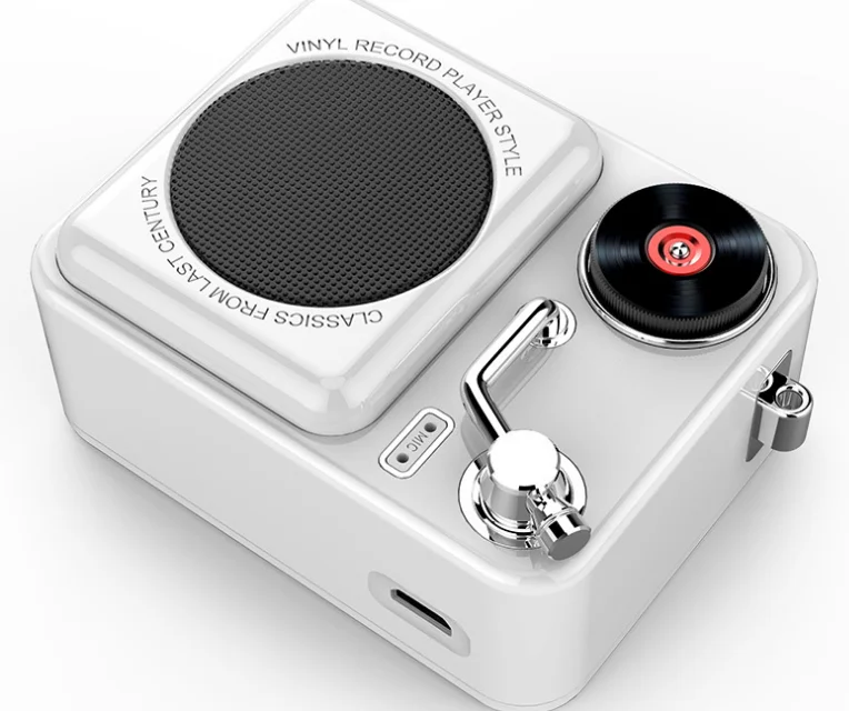 Vinyl Record Player Style Bluetooth Speaker Retro Wireless Speakers Vintage Record A8 Speaker - ANKUX.COM