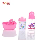 2019 Christmas gifts new baby born gift sets with bowl sets drinking cup&feeding bottle