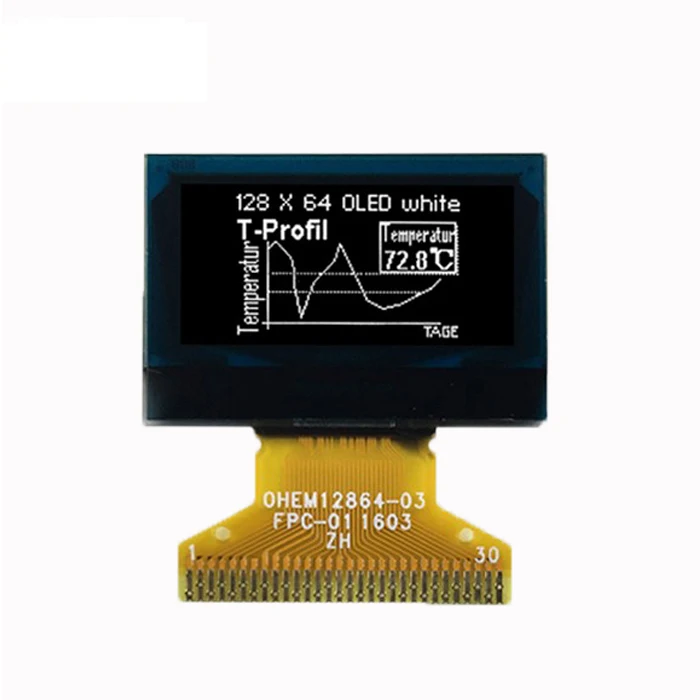 oled display 0.96 inch cog 128 64 oled lcd graphic display