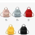 School 2019 New Arrival Fashion Colorful Multi-function Mini Women Backpack Design Contrast Color PU School Backpack