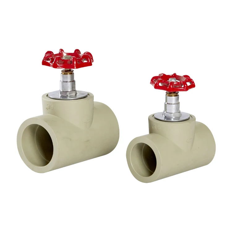 eco-friendly plastic pe water pipe fittings stop valve