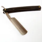 Hot Sale Wooden Handle Stainless Steel Blade Straight Razor For Men