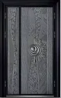 Front Entrance Door Exterior Traditional casting aluminum door prying resistant Anti-rust steel painted