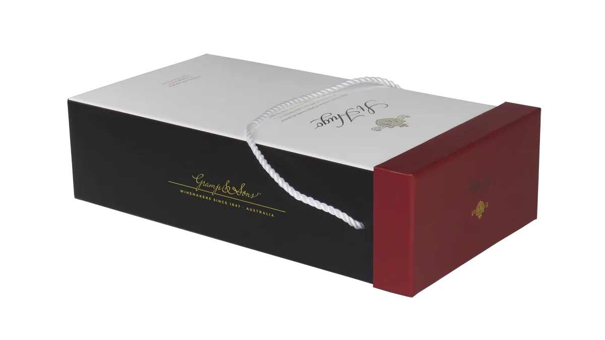 wholesale classic gold foil logo cardboard boxes