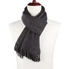 Custom Viscose Cotton Cashmere Rayon Women Knitted Scarf