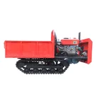 China mini hydraulic diesel crawler carrier dump truck track dumpers