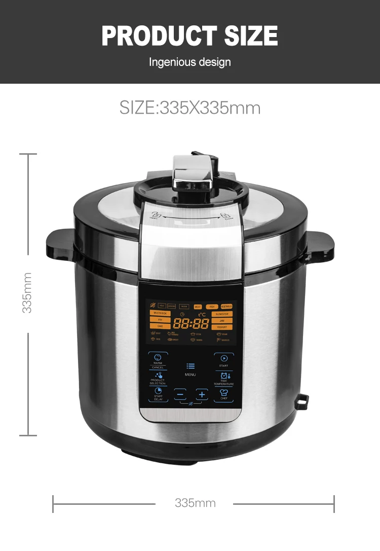 household commercial multi-use rice presser cooker for kitchen home appliances
