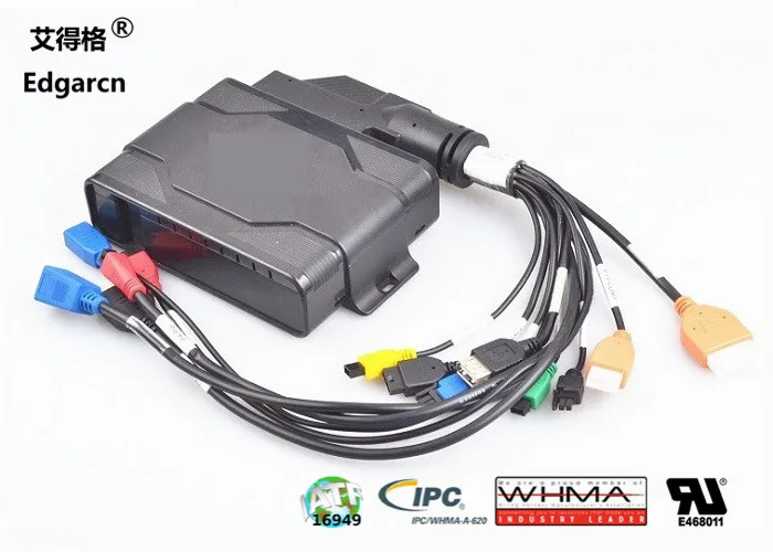 5C908 Fuse Holder Automotive Wire Harness with PVC Wire 105℃ 300V and UL1007-22AWG Wire for Truck GPS