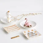 Multi Function Ceramic Unicorn Shape Dish Ceramic Jewelry Holder Accessories Tray For Girls