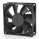 super large air flow 80x80x25mm high speed 8025 exhaust dc axial pc cooler radiator silent cpu fan computer cooling