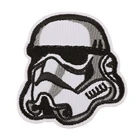 Custom Iron On Star Solider Embroidery Patches War Storm Troopers Embroidered Patches