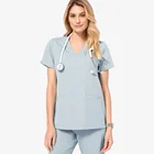 new fashion wholesale medical nursing scrubs uniforms set